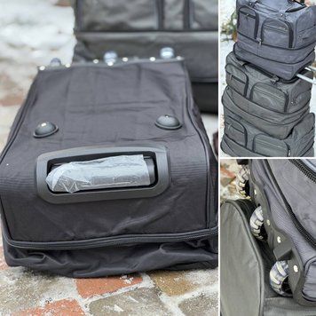 Дорожная сумка на колесах 0300, Черный, арт. Bag 0300 (black) Bag 0300 (black) фото