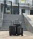 Wings 3 шт Комплект (S, M, L) чемоданов, на колесах, дорожная, сумка на колесах Wings HWF (black.) All фото 1