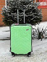 Прозорий чохол для маленької валізи S Вініл Coverbag 30-60 Літрів Cover clear S фото